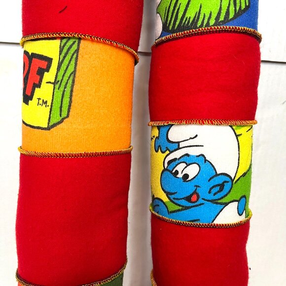 Handmade Fabric Boot Shapers Vintage Tie Dye Cartoon Patchwork Trees Inserts OS - Picture 4 of 12